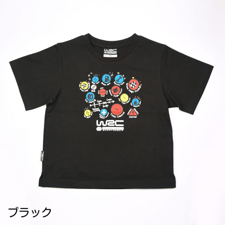 WRCTシャツ KANBAN キッズ(ブラック))